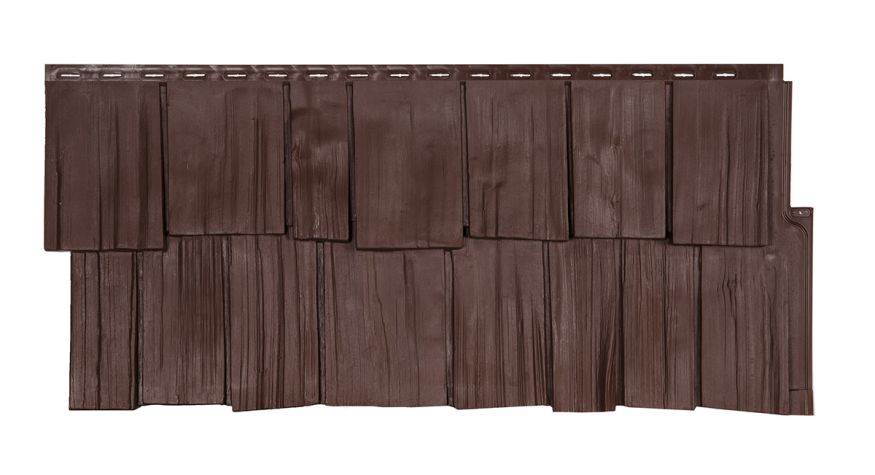 Фасадная панель T-Сайдинг, Щепа Дуб ЭКО-1 Браун купить в Омске