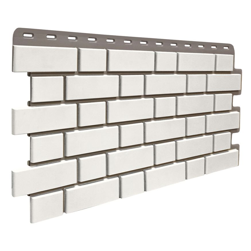 Фасадная панель FineBer Клинкерный кирпич, Белый  купить в Омске