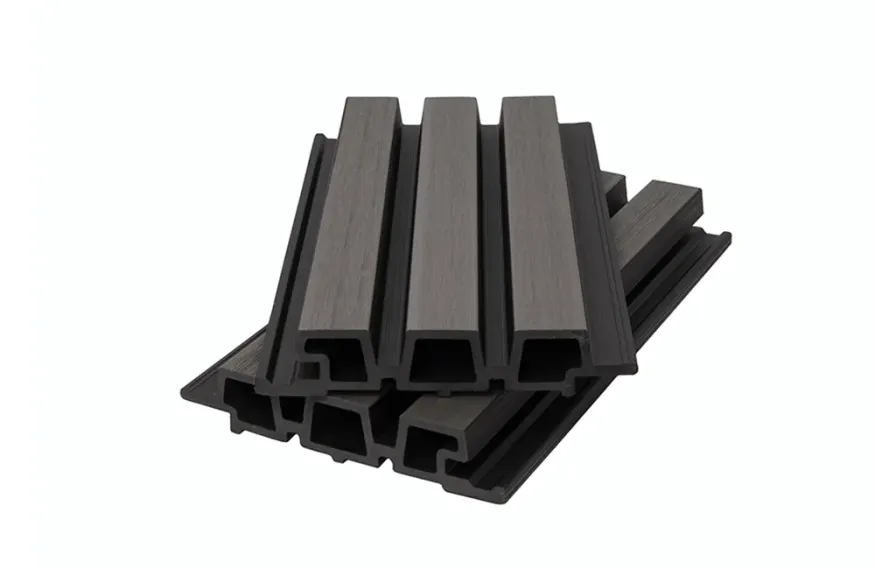 Фасадная панель брусковая из ДПК Polivan Group CO-EX MIX, Grey dark купить в Омске