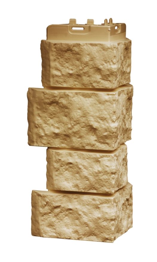 Угол наружный Grand Line, Дикий камень Classic, Песочный купить в Омске