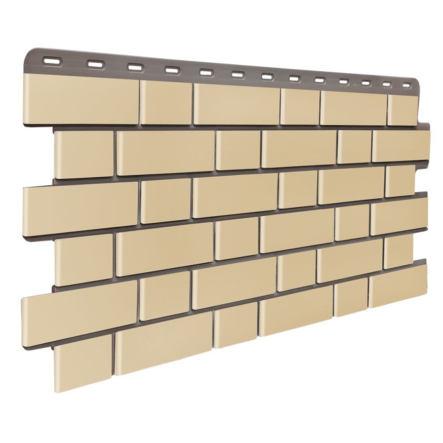 Фасадная панель FineBer Клинкерный кирпич, Жёлтый купить в Омске