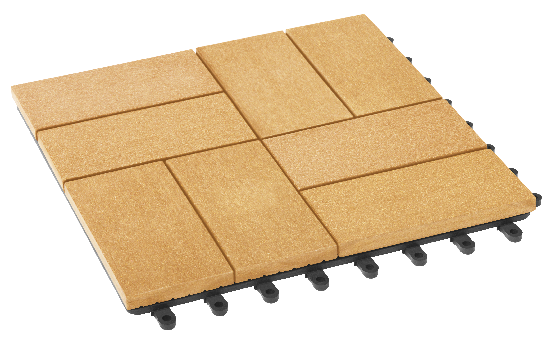 Модульный паркет ДПК GRINDERDECO Люкс 9 Цвет Песчаник купить в Омске