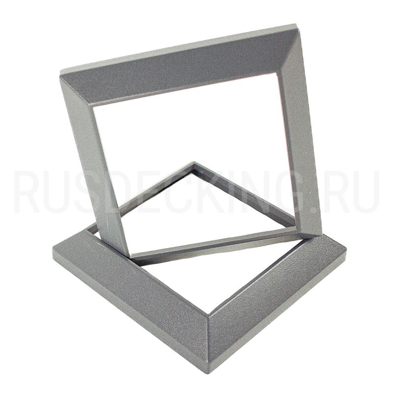 Рамка столба ограждения RusDecking Unodeck Серый купить в Омске