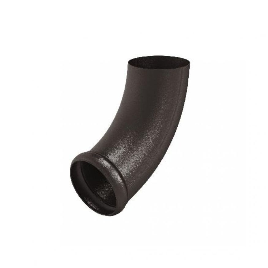 Отвод трубы декоративный Aquasystem RR 32, тёмно-коричневый матовый, 125/90 купить в Омске