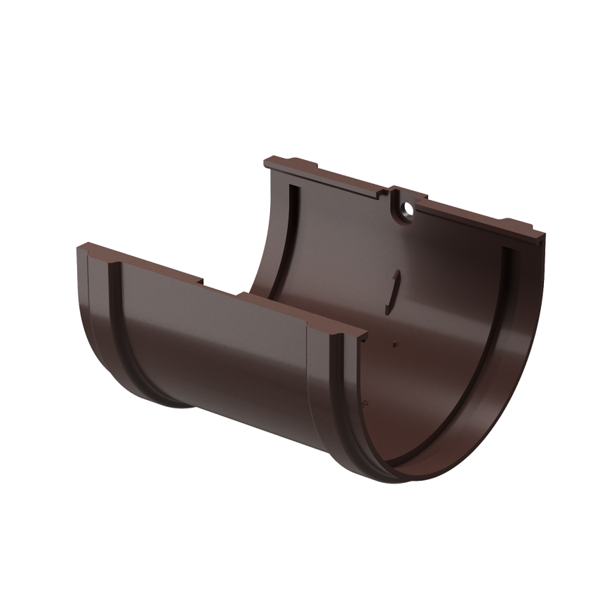 Соединитель для желобов Docke Premium, цвет Шоколад купить в Омске