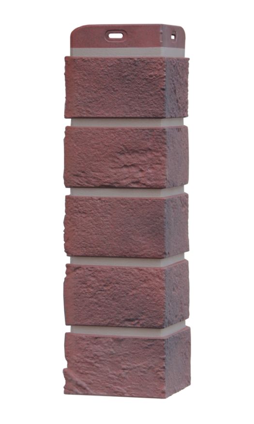 Угол наружный Grand Line, Состаренный кирпич Design Plus, Кофе (Темно-бежевый шов) купить в Омске