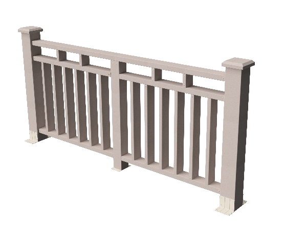 Декоративное ограждение из ДПК GRINDERDECO, выбеленый дуб, Европа купить в Омске