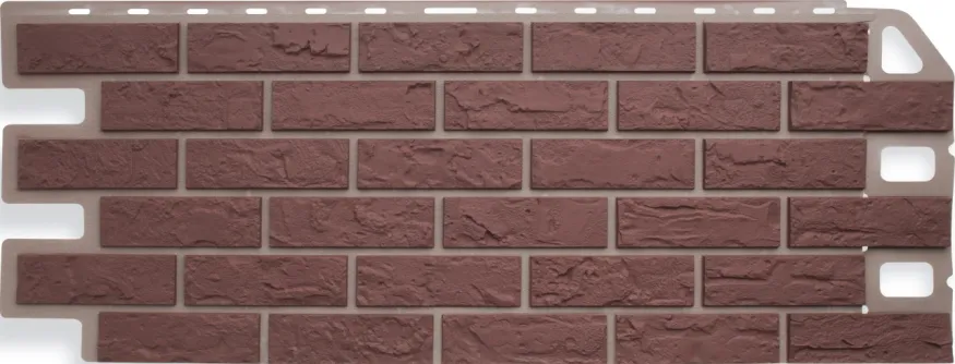 Фасадная панель Альта-профиль Кирпич Красный купить в Омске