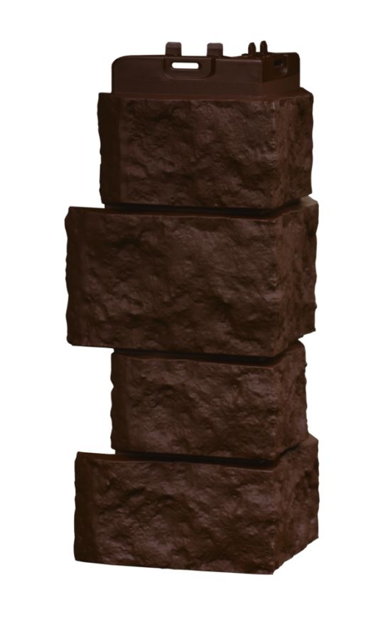 Угол наружный Grand Line, Дикий камень Classic, Шоколадный купить в Омске