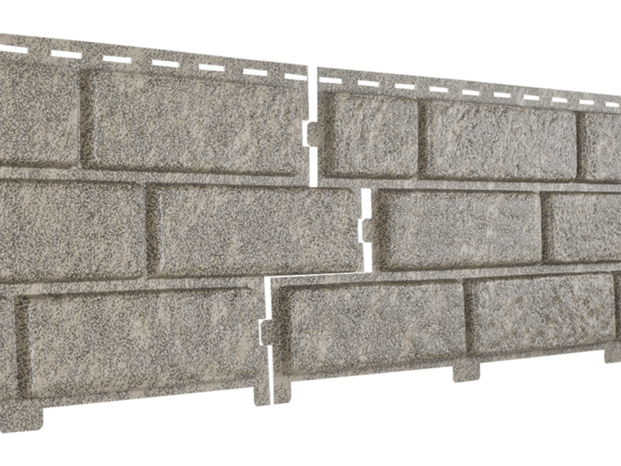 Фасадные панели Ю-Пласт, Стоун Хаус Кирпич, Бежевый купить в Омске