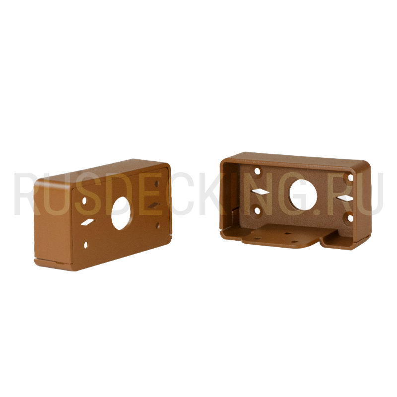 Комплект крепления перил прямое RusDecking Unodeck Орех купить в Омске