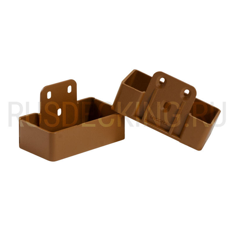 Комплект крепления перил прямое RusDecking Unodeck Орех купить в Омске