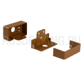 Комплект крепления перил прямое RusDecking Unodeck Орех купить в Омске