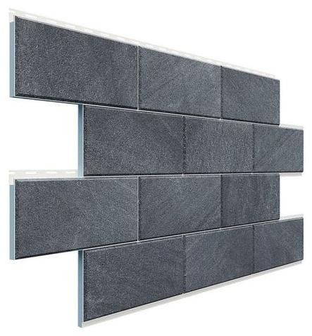 Фасадная термопанель Доломит Дагестанский камень, Графит купить в Омске