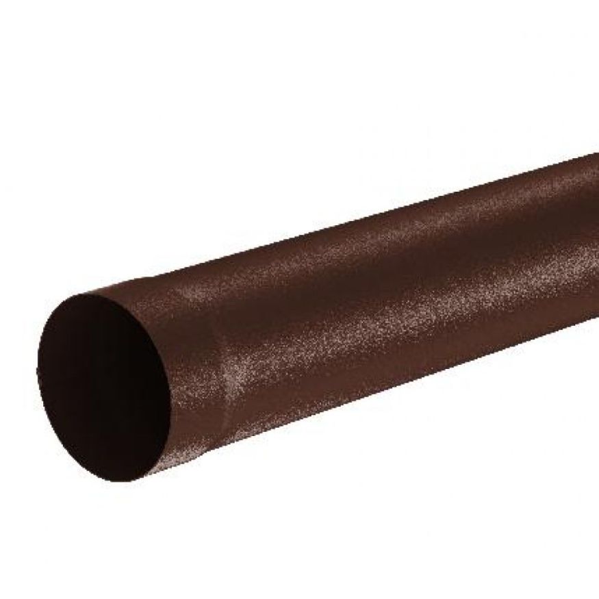 Водосточная труба Aquasystem, RAL 8017 Коричневый матовый, длина 1.00 м, размер 150/100. купить в Омске