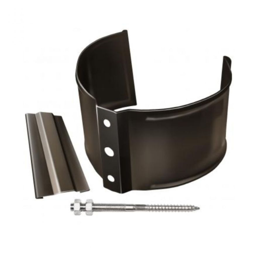 Кронштейн для трубы на кирпич, Grand Line, коричневый (RR 32) купить в Омске