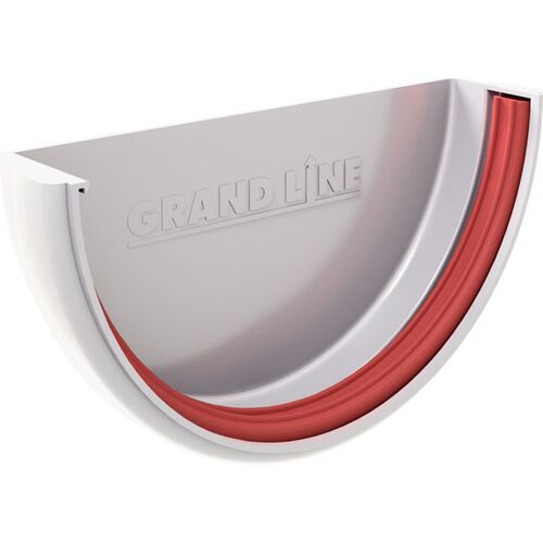 Заглушка для желоба Grand Line, белого цвета. купить в Омске