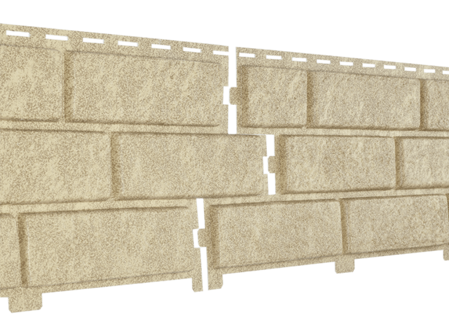 Фасадные панели Ю-Пласт, Стоун Хаус Кирпич, Песочный купить в Омске