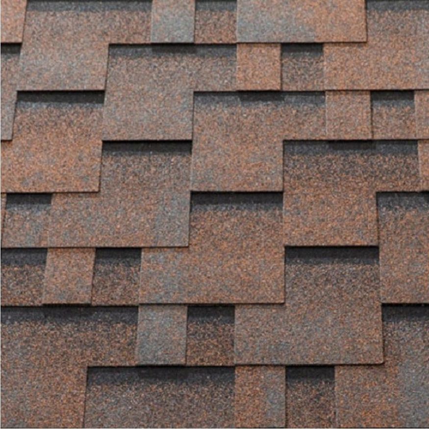 Гибкая кровля KATEPAL серия ROCKY медного цвета. купить в Омске