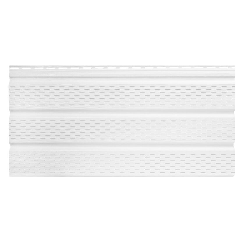 Софит Tecos с полной перфорацией, белый цвет. купить в Омске