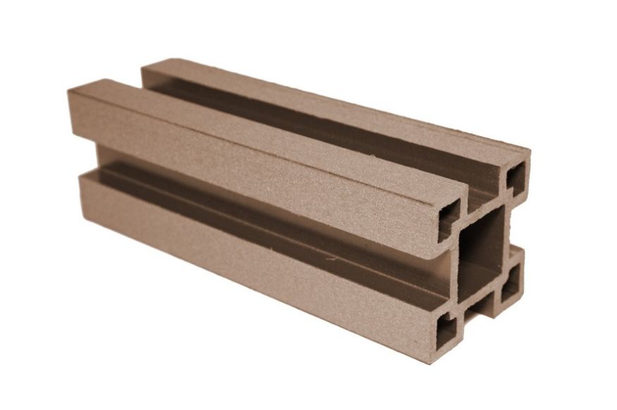 Столб с выемками ДПК АЙ-ТЕХПЛАСТ бронзового цвета купить в Омске