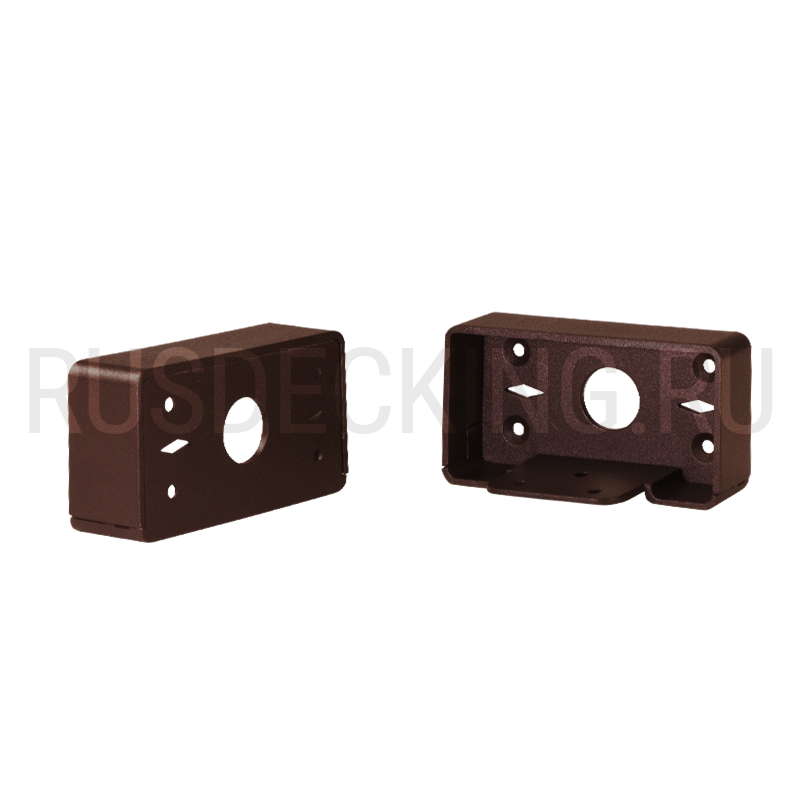 Комплект крепления перил прямое RusDecking Unodeck Венге купить в Омске