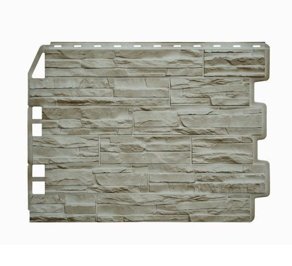 Фасадная панель Fineber, Скол 3D, Цвет: Светло-бежевый купить в Омске