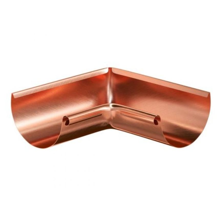 Внутренний угол желоба 90° Aquasystem, медь 125/90 купить в Омске