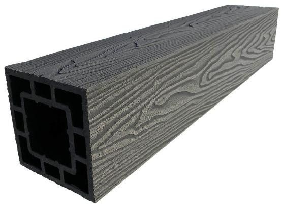 Столб опорный ДПК 3D GardenParkett 120х120мм, Графит купить в Омске