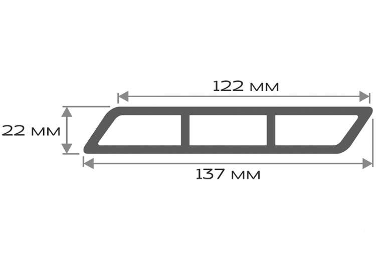 Доска Ромбус 3D ДПК Outdoor STORM GREY серый микс купить в Омске