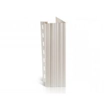 Вертикальная дверная околооконная планка Доломит 2,1 м, белого цвета
