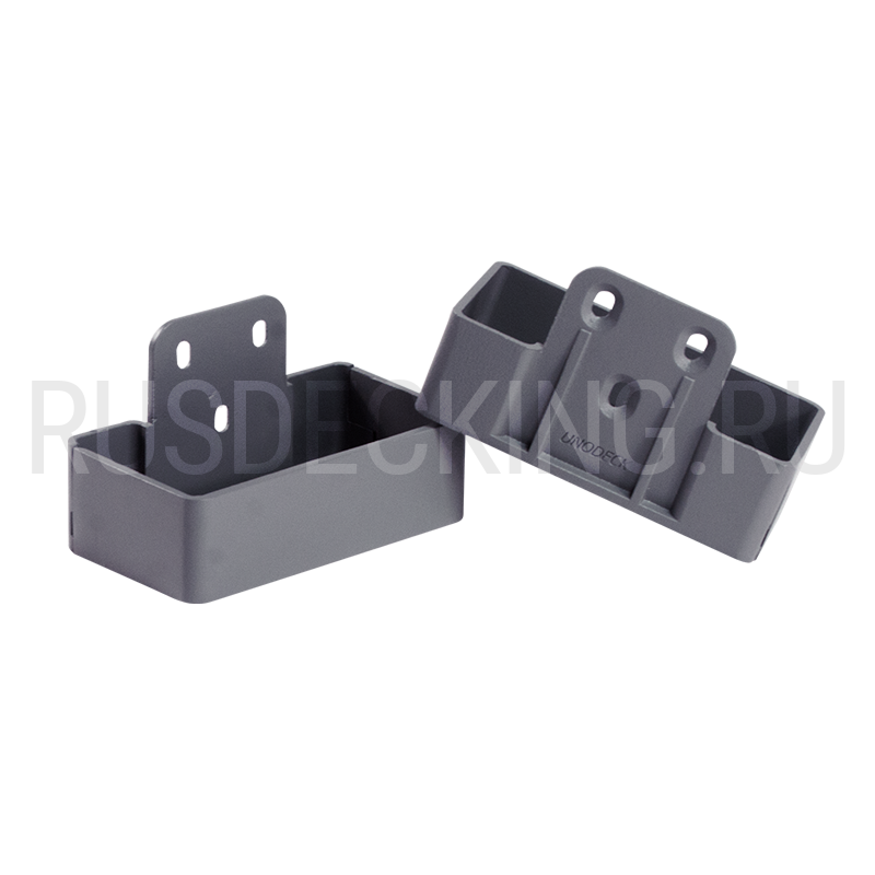 Комплект крепления перил прямое RusDecking Unodeck Серый купить в Омске