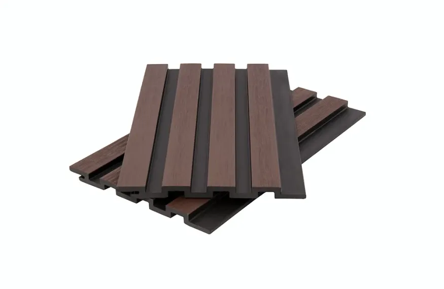 Стеновая панель брусковая из ДПК Polivan Group CO-EX MIX, Chocolate Mix купить в Омске