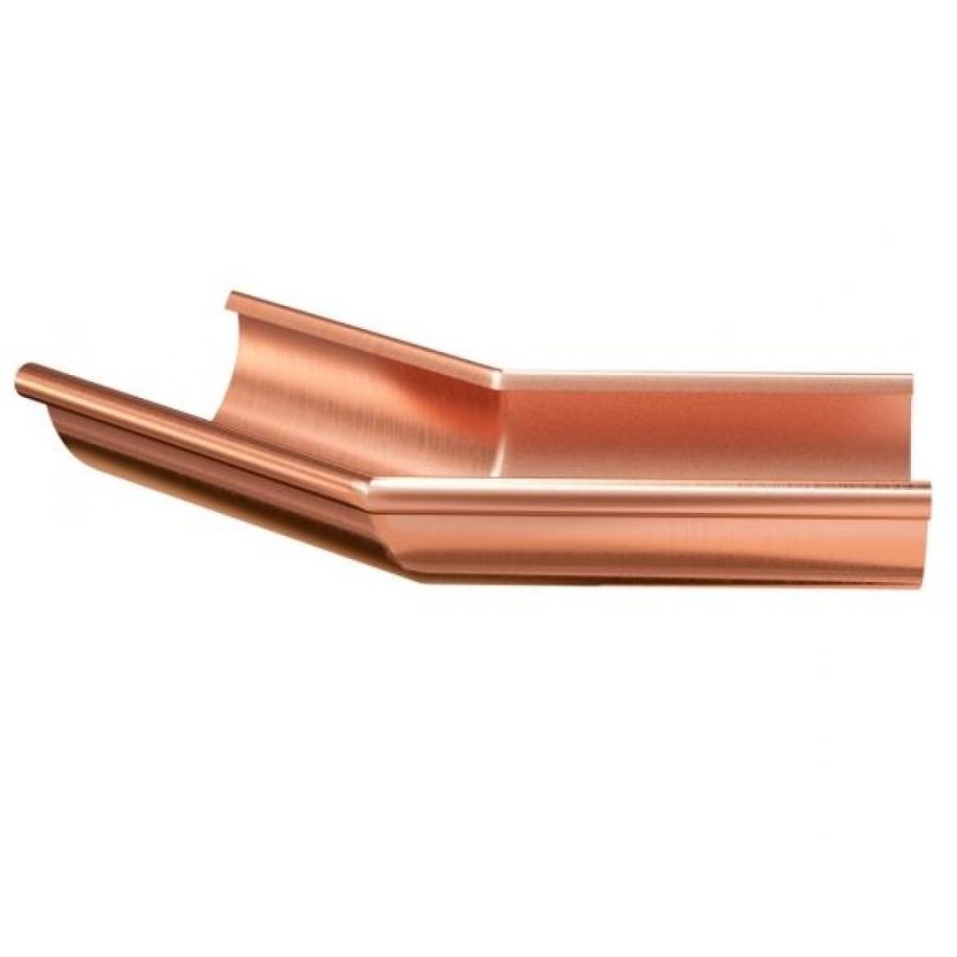 Наружный угол желоба 135° Aquasystem, медь 125/90 купить в Омске