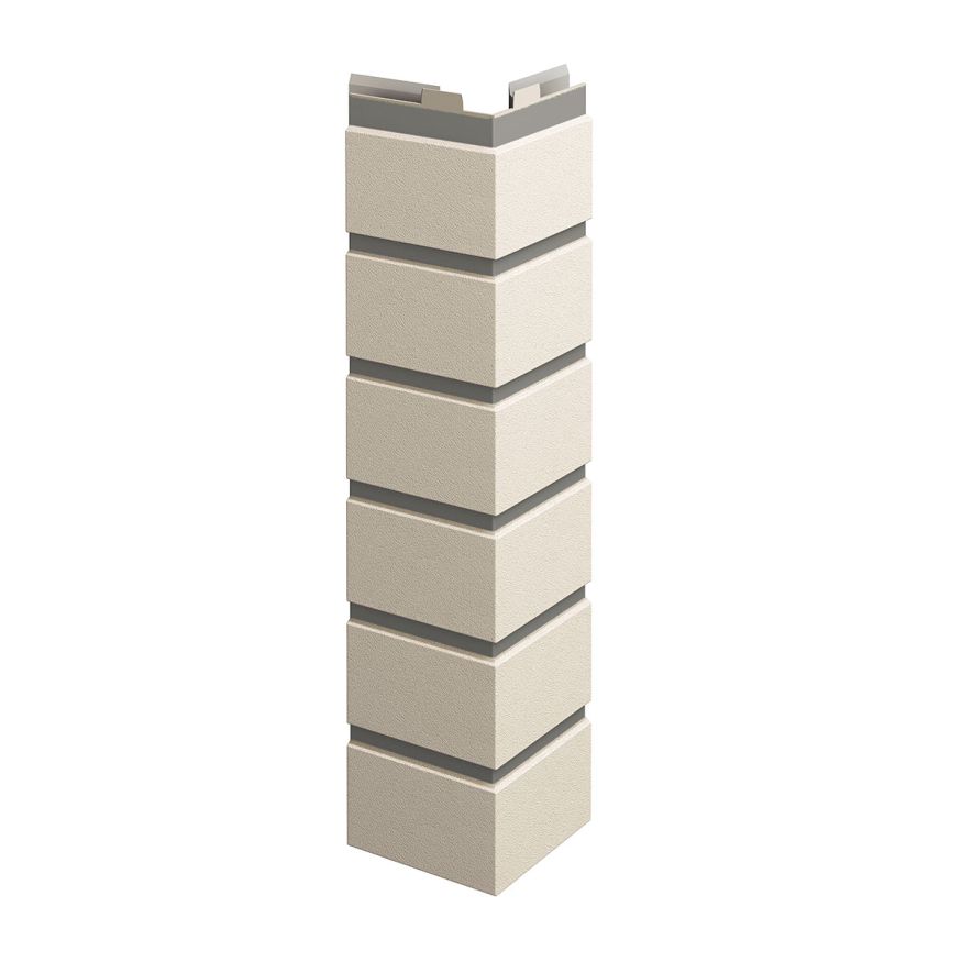 Угол наружный ТЕХНОНИКОЛЬ Оптима Клинкер, Слоновая кость купить в Омске