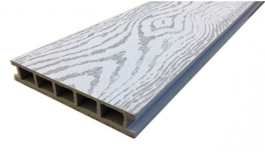 Террасная доска Faynag ALBERO из ДПК серебристого цвета. купить в Омске