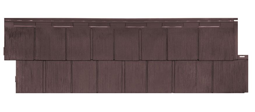 Фасадная панель T-Сайдинг, Щепа Пихта ЭКО-1 Браун купить в Омске