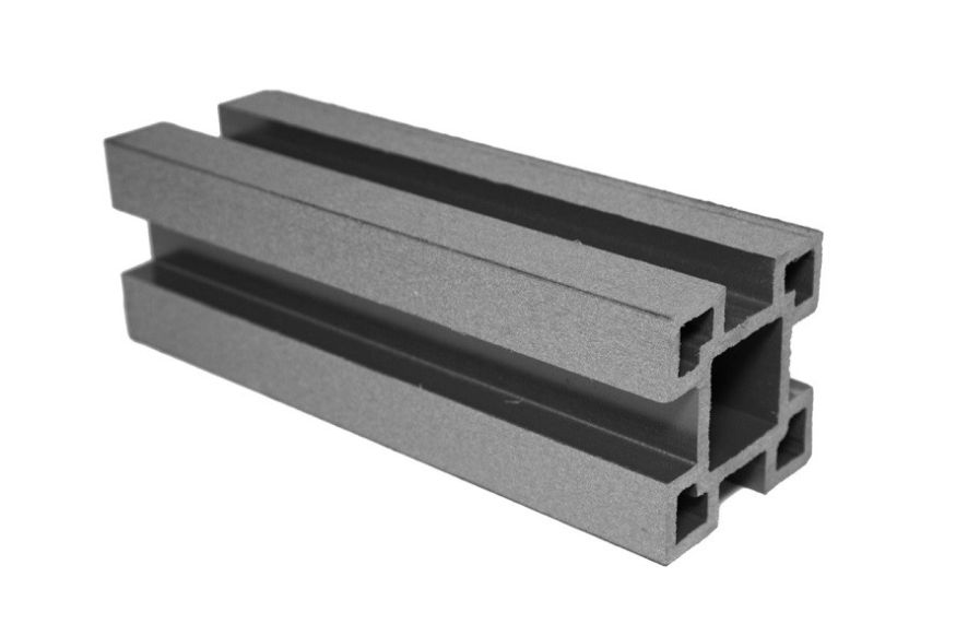 Столб с пазами ДПК АЙ-ТЕХПЛАСТ графитовый. купить в Омске