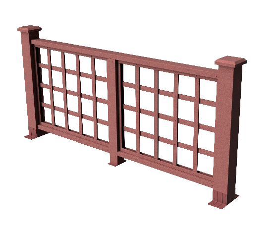 Декоративное ограждение из ДПК GRINDERDECO Дувр мербау купить в Омске