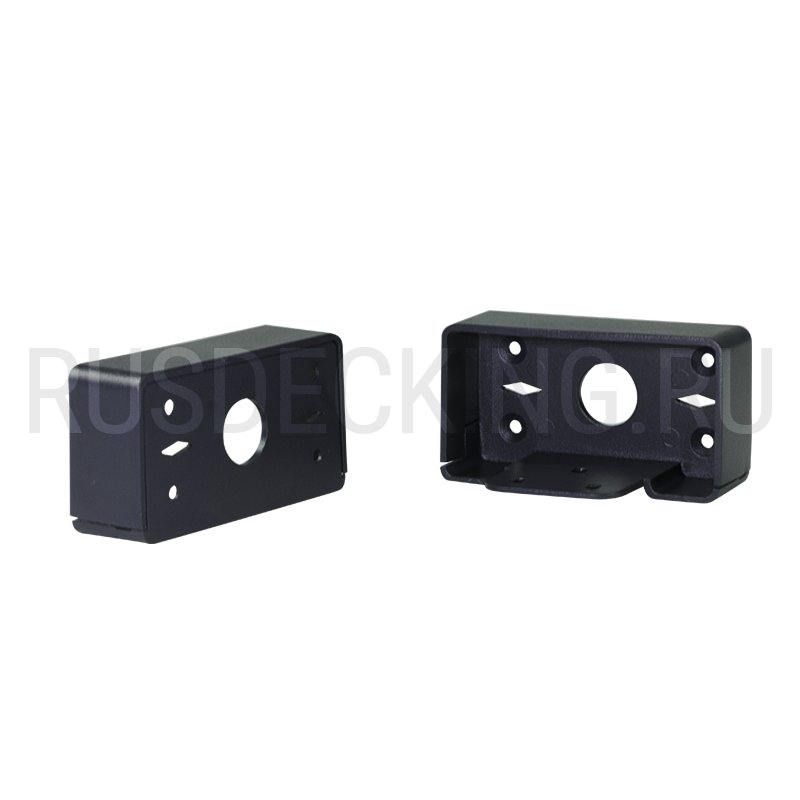 Комплект крепления перил прямое RusDecking Unodeck Графит купить в Омске