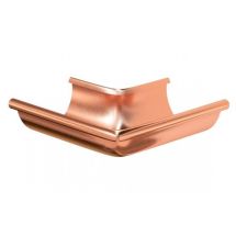 Наружный угол желоба 90° Aquasystem, медь 125/90