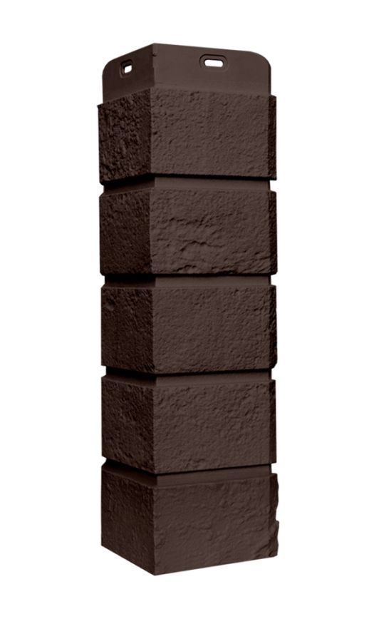 Угол наружный Grand Line, Состаренный кирпич Classic, Шоколадный купить в Омске