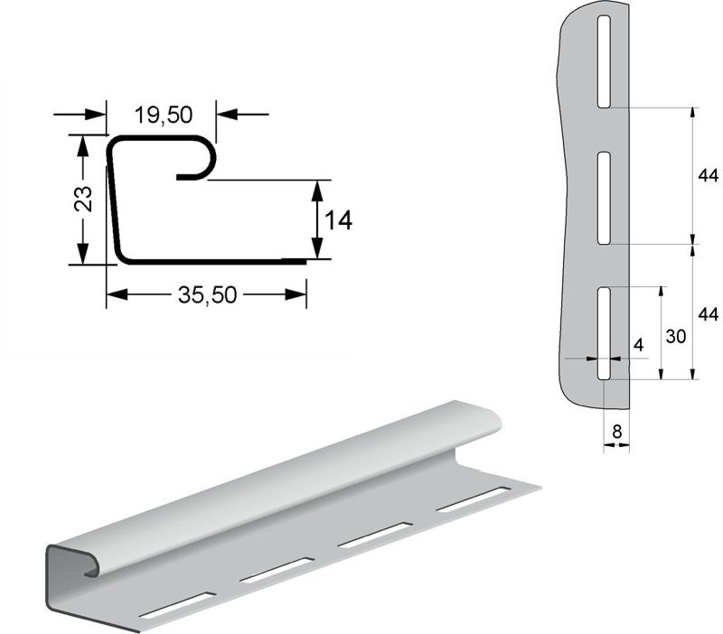 J-Профиль Grand Line Tundra Кленовый купить в Омске