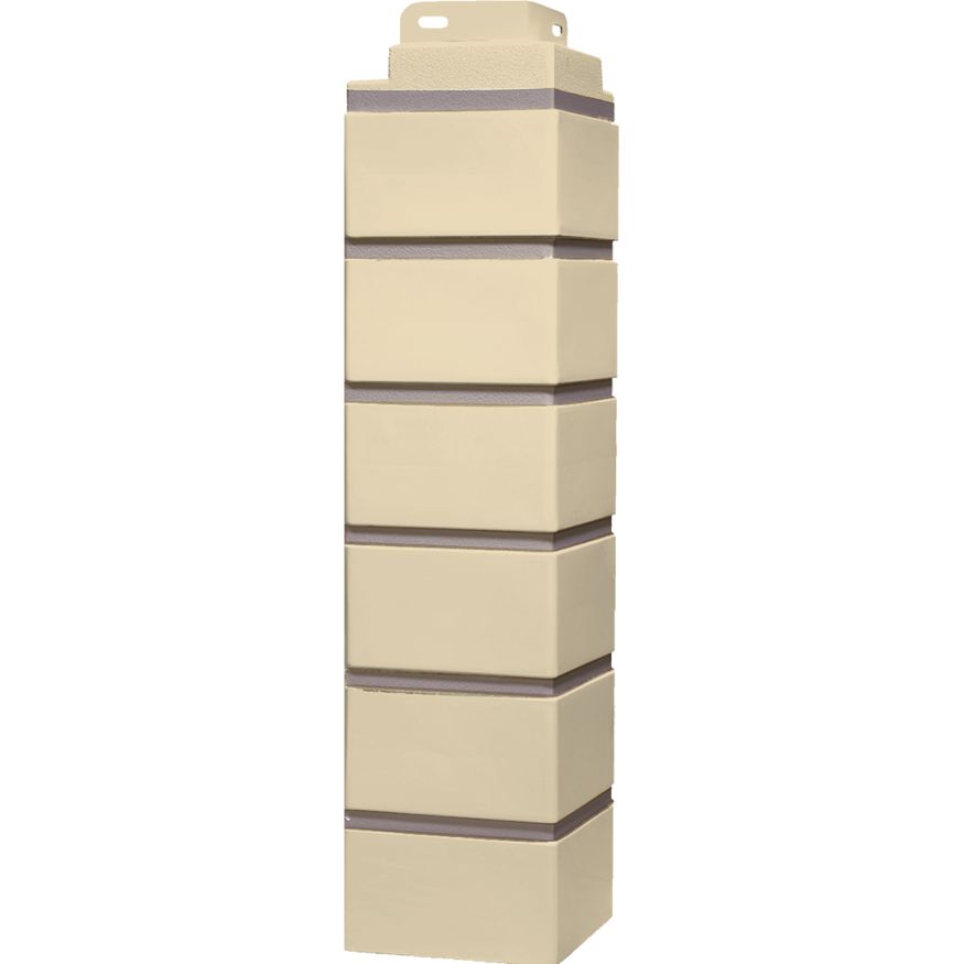 Наружный угол FineBer Клинкерный кирпич, Желтый купить в Омске