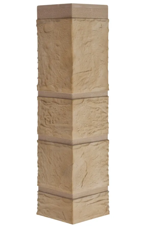 Наружный угол Альта-Профиль Камень Желтый купить в Омске