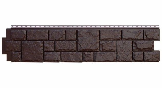 Фасадная панель GL &amp;quot;Я-Фасад&amp;quot; Екатерининский камень, цвет арабика. купить в Омске