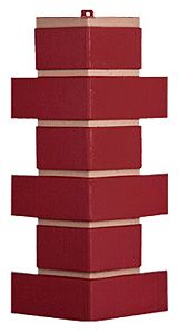 Угол T-Сайдинг, Кирпич Модерн Красный купить в Омске