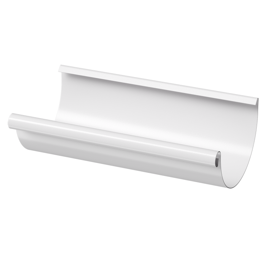 Полукруглый водосточный желоб 3 м, Docke Stal Premium, Пломбир купить в Омске