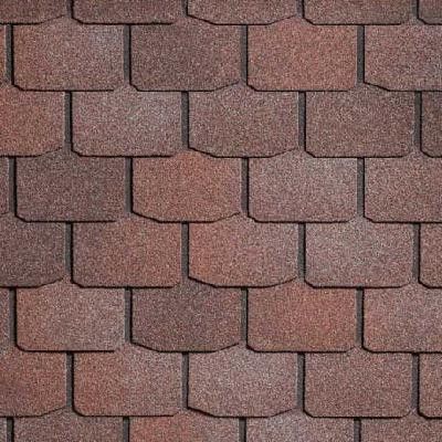 Гибкая черепица Shinglas, Классик Модерн, Красный мрамор купить в Омске