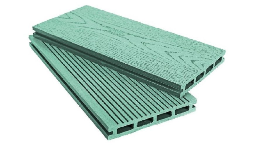 Террасная доска ДПК АЙ-ТЕХПЛАС зеленого цвета купить в Омске